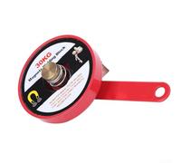 Posicionador magnético de soldadura, herramienta de conexión a tierra de acero de aleación de 4 pulgadas con fuerza de sujeción de 30 kg para aplicaciones de soldadura multiángulo, rojo (4 pulgadas)