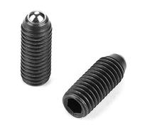Posicionadores de bola M10 10 Uds Rosca de tornillo Hexagonal Resorte Tornillos de cabeza de bola aptos para abrazaderas(M10*30)