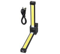Posing Lamp - Waterproof Portable Gym Lamp, Rechargeable Flashlight with Hook | 7-Grades Dimming, 180 Degree Folding, Adjustable Lighting for Swinging, Beach, Camping, Workout, Photography