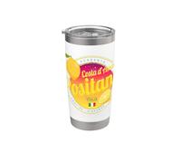 Positano Costa d'Amalfi Limón Italia Vintage Costa de Amalfi Vaso térmico de acero inoxidable de doble pared