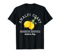 Positano Italia Costa de Amalfi Italia Sorrento CapriSouthern Camiseta gráfica económica, Hombre, Negro, S