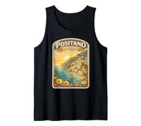 Positano Italia Vacaciones Costa de Amalfi Regalo Italia Camiseta sin Mangas