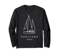 Positano Italia Vela Turismo Vacaciones Souvenir Familia Hombres Manga Larga