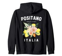 Positano Italiano Fruta Flor Limón Arte Italia Amalfi Italia Sudadera con Capucha