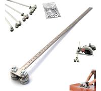 Positioning Calipers for Precise Measurements & Easy Wood Cutting, Stainless Steel Measuring Tool, Adjustable Precision Caliper Guide Furniture Making Carpentry (Double Bearing,10 * 800 * 2MM)