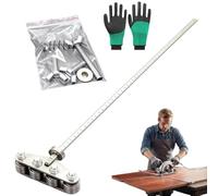 Positioning Calipers for Precise Measurements Easy Wood Cutting, Stainless Steel Precision Cutting Guide for Circular Saws, Adjustable Precision Caliper Guide Furniture Making