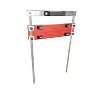 Positioning Guide, Woodworking Adjustable Trimming Board, Saw Edge Guide Cutting Tool, Handheld Electric Saw Machine, Precision Carpenter Track, Silver Metal Rail