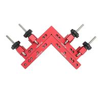 Positioning Ruler, Aluminum Alloy Right Angle 90 Degree Measuring Tool, Woodworking Tool with 160mm Scale, Includes 2 Rulers 4 Clips 4 Screws 4 Nuts for