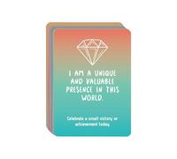 Positive Affirmation Cards | 2.5 inches x 3.5 inches Meditation Cards | Mindfulness Card for Women Teens Kids Men to Encourage Positivity and Confidence