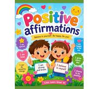 Positive Affirmation Coloring Book for Kids is a fun and inspiring coloring book designed to help children build confidence, happiness, and a positive mindset.
