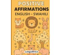 Positive Affirmation Coloring Book English - Swahili