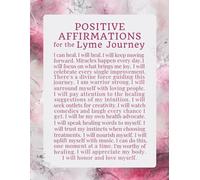 Positive Affirmations for the Lyme Journey: Lyme Disease Writing Journal | Black and White Pages | Lined Notebook Diary
