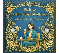 Positive Affirmations & Mindfulness Coloring Book for Busy Professionals
