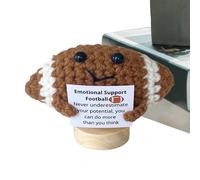 Positive Crochet - Bola Tejida a Mano con Frase,Bola De Ganchillo Motivadora con Mensaje para Hogar Y Entorno Laboral