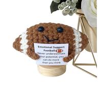 Positive Crochet - de Tejer con Frases Inspiradoras,Bola de Ganchillo Hecha a Mano con Mensaje Motivador para Regalos y Bienestar