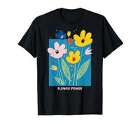 Positive Floral Daisy Flower, Inspirational, Flower Power Camiseta