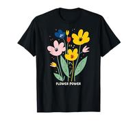 Positive Floral Daisy Flower, Inspirational, Flower Power Camiseta