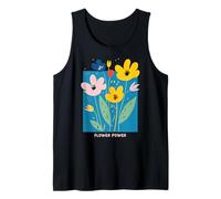 Positive Floral Daisy Flower, Inspirational, Flower Power Camiseta sin Mangas