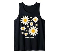 Positive Floral Daisy Flower, Inspirational, Flower Power Camiseta sin Mangas