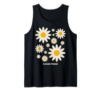 Positive Floral Daisy Flower, Inspirational, Flower Power Camiseta sin Mangas
