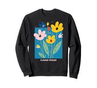 Positive Floral Daisy Flower, Inspirational, Flower Power Sudadera