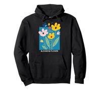 Positive Floral Flower, Inspirational, Blooming Flower Sudadera con Capucha