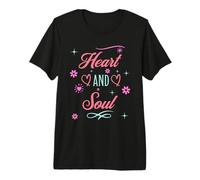 Positive Mindfulness Valentine Romántico Corazón Y Alma Camiseta Premium