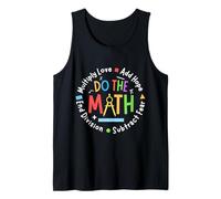 Positive Quote Inspiring Saying Love Hope Fear Do The Math Camiseta sin Mangas