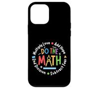 Positive Quote Inspiring Saying Love Hope Fear Do The Math Carcasa para iPhone 12 mini