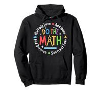 Positive Quote Inspiring Saying Love Hope Fear Do The Math Sudadera con Capucha