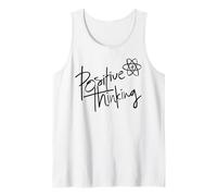Positive Thinking Sign Think Like a Proton Be Positive Quote Camiseta sin Mangas