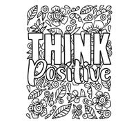 Positive Vibes: An Affirmations Coloring Book