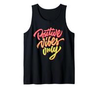 Positive Vibes Only - Camiseta con Citas Inspiradoras Camiseta sin Mangas