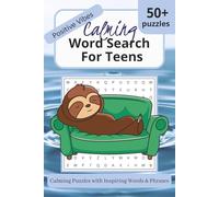 Positive Vibes Word Search for Teens: Calming Puzzles with Inspiring Words & Phrases