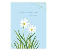Positively Green Greeting Cards: Anniversary - "All I need is you by my side" - John Keats (Pack of 6)