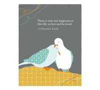 Positively Green Greeting Cards: Anniversary - There is only one happiness in this life (Pack of 6)