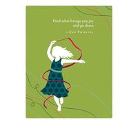 Positively Green Greeting Cards: Birthday - Find what brings you joy and go there (Pack of 6)