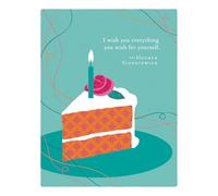 Positively Green Greeting Cards: Birthday - I Wish You Everything You Wish For Yourself (Pack of 6)