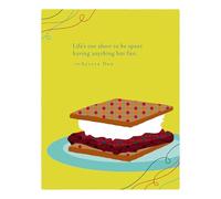 Positively Green Greeting Cards: Birthday - Life's too short to be spent having (Pack of 6)