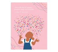 Positively Green Greeting Cards: Birthday - Live a life full of passion, purpose... (Pack of 6)