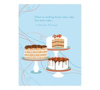 Positively Green Greeting Cards: Birthday - There is nothing better than cake but (Pack of 6)