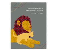 Positively Green Greeting Cards: Father's Day - The heart of a father is the masterpiece (Pack of 6)