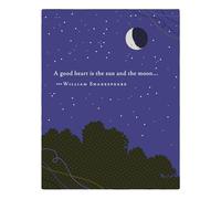 Positively Green Greeting Cards: Friendship - A good heart is the sun and the moon (Pack of 6)