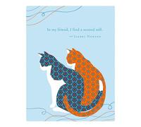 Positively Green Greeting Cards: Friendship - "In my friend, I find a second self" - Isabel Norton (Pack of 6)
