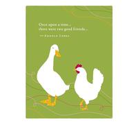 Positively Green Greeting Cards: Friendship - Once upon a time...there were two (Pack of 6)