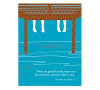 Positively Green Greeting Cards: Friendship - There are good friends (Pack of 6)