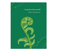 Positively Green Greeting Cards: Get Well - Be gentle with yourself. (Pack of 6)