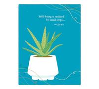 Positively Green Greeting Cards: Get Well - Well-being is realized by small steps (Pack of 6)