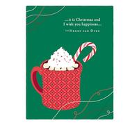 Positively Green Greeting Cards: Holiday - It is Christmas and I wish you (Pack of 6)