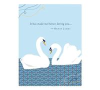 Positively Green Greeting Cards: Love - It has made me better, loving (Pack of 6)